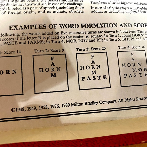 SCRABBLE VTG 1989 CROSSWORD PUZZLE GAME (2) GAME BOARDS & SETS OF TILES, 5 RACKS - Picture 15 of 16